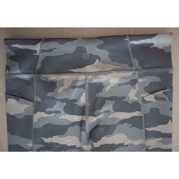 Athleta Girl's Sz L (12) Blue Camo High-Rise Stash Your Treasures Tight Leggings - Picture 6 of 11